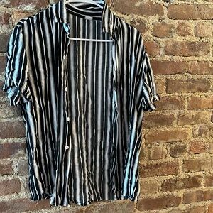 B&W stripped shirt. Size S-M